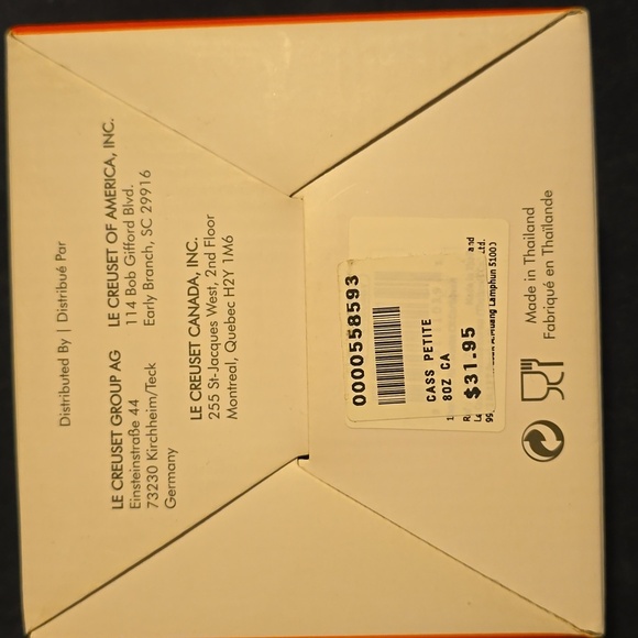 $Le Creuset Signature Petite Cocotte, 8 oz.Retail Price $31.95US,Color Ca… - Picture 6 of 15